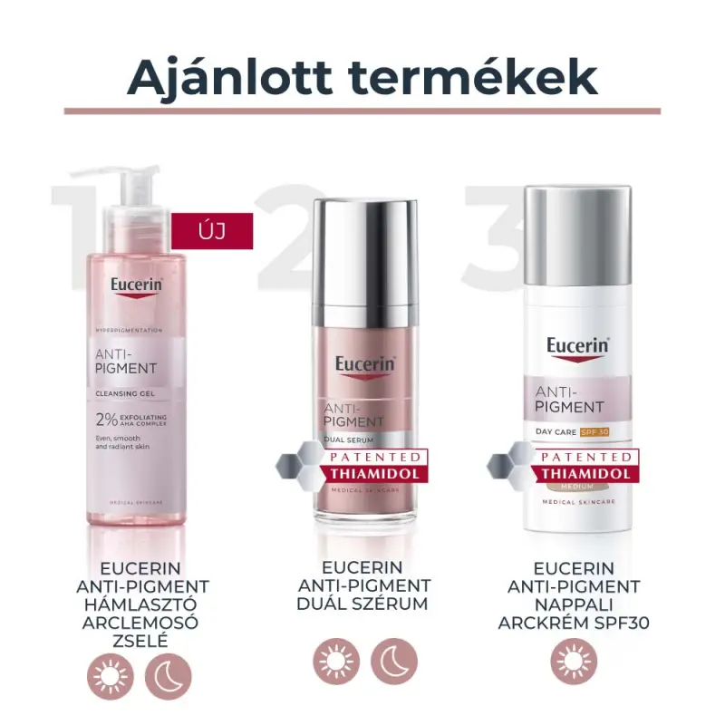Anti-Pigment színezett nappali arckrém medium SPF30 (50 ml)