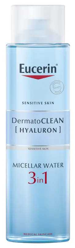 EUCERIN DermatoCLEAN HYALURON 3 az 1-ben Micellás arclemosó 400 ml EUCERIN DermatoCLEAN HYALURON 3 az 1-ben Micellás arclemosó 400 ml