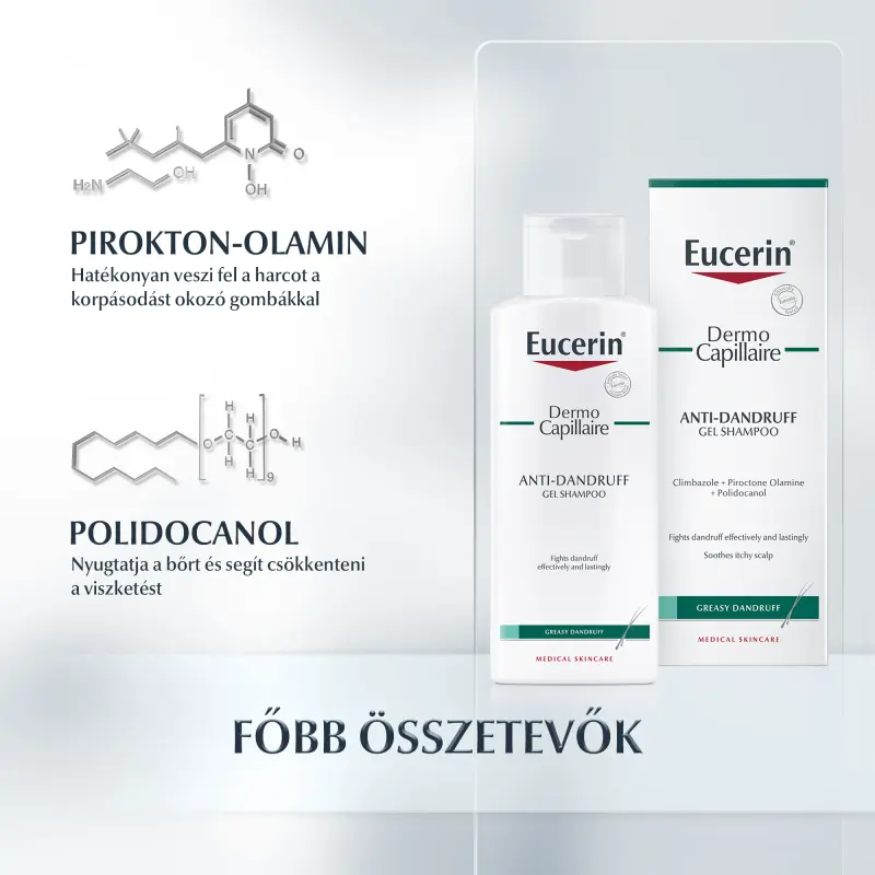DermoCapillaire Korpásodás elleni sampon zsíros korpára 250 ml