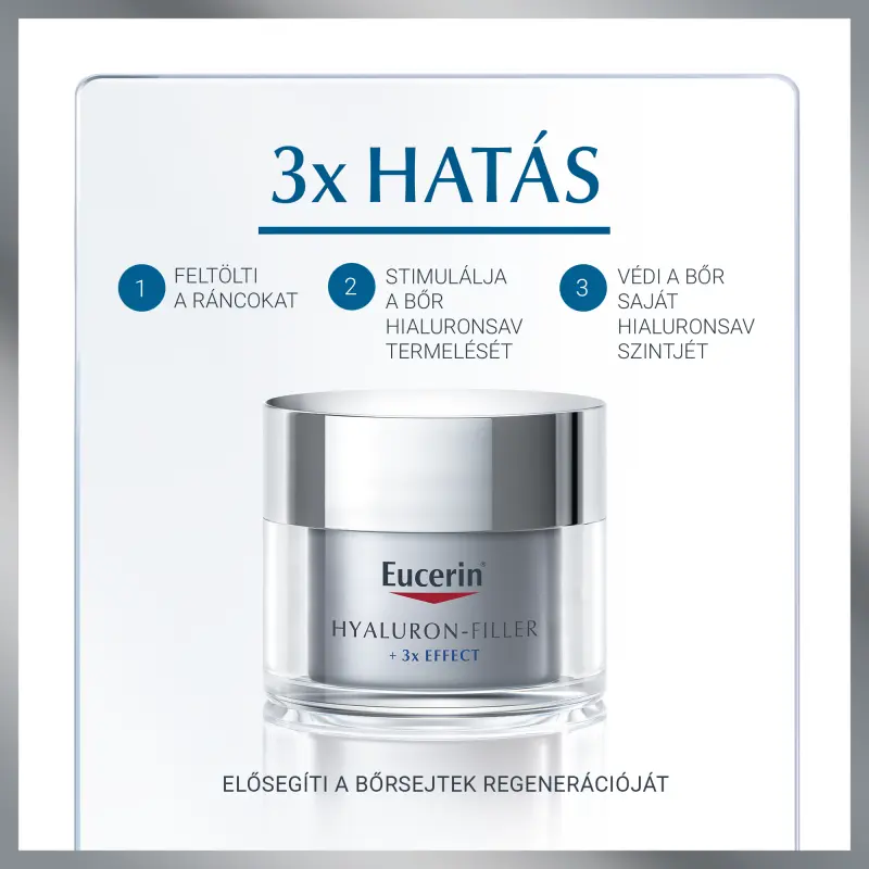 Hyaluron-Filler Ráncfeltöltő 3x effect éjszakai arckrém 50 ml