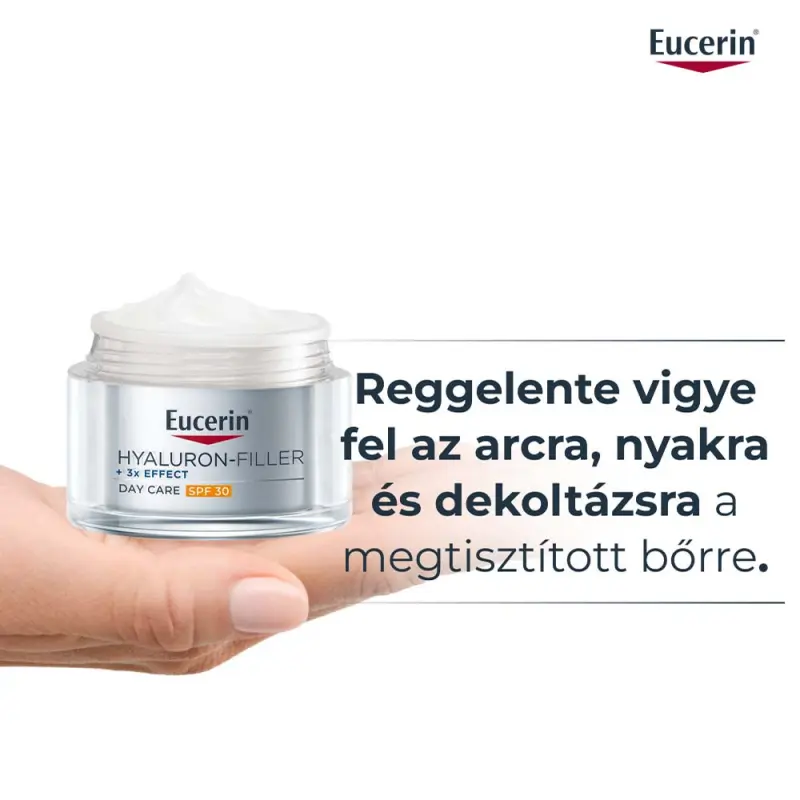 Hyaluron-Filler Ráncfeltöltő nappali arckrém SPF30 utántöltő 50 ml