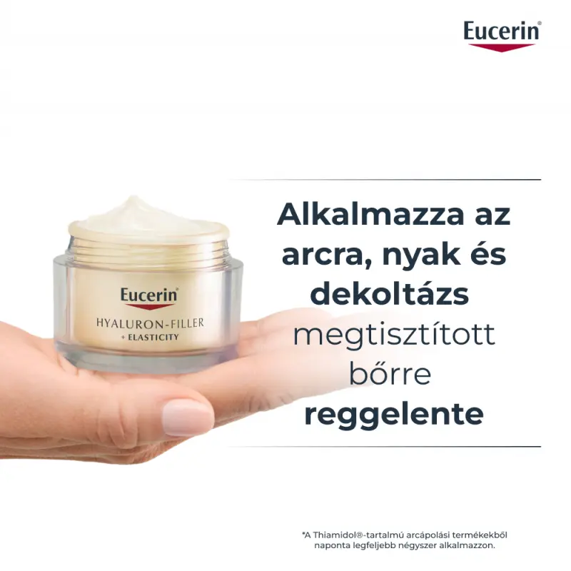 Hyaluron-Filler+Elasticity Bőrtömörséget Regeneráló Éjszakai Arckrém utántöltő 50 ml