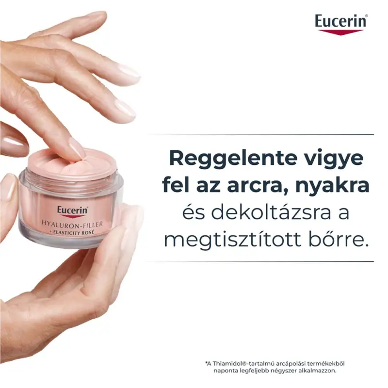 Hyaluron-Filler+Elasticity Bőrtömörséget Regeneráló Nappali Arckrém Rose SPF30 (50 ml)