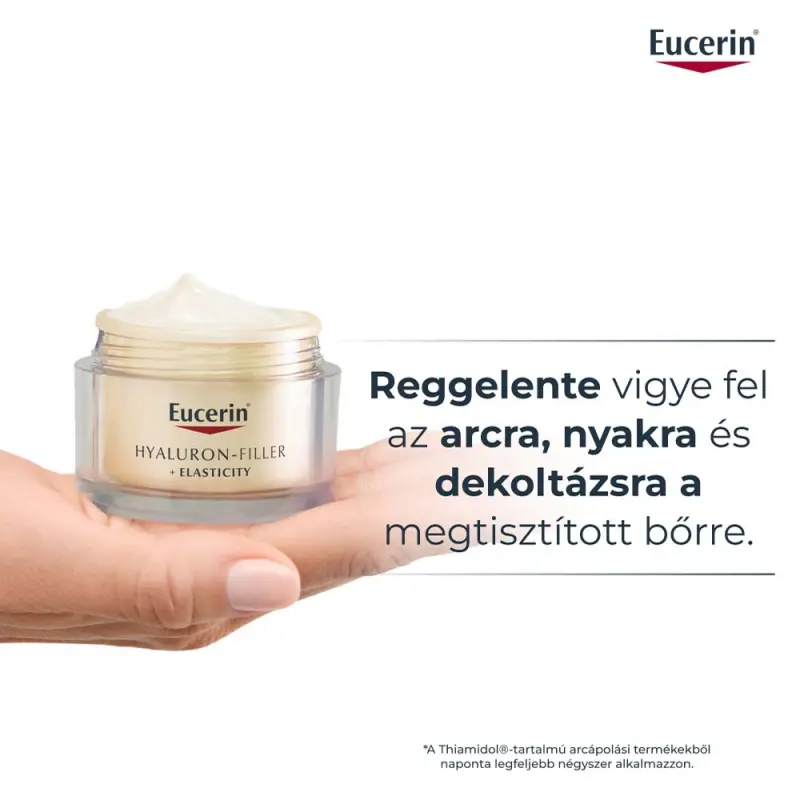 Hyaluron-Filler+Elasticity Bőrtömörséget Regeneráló Nappali Arckrém SPF15 (50ml)