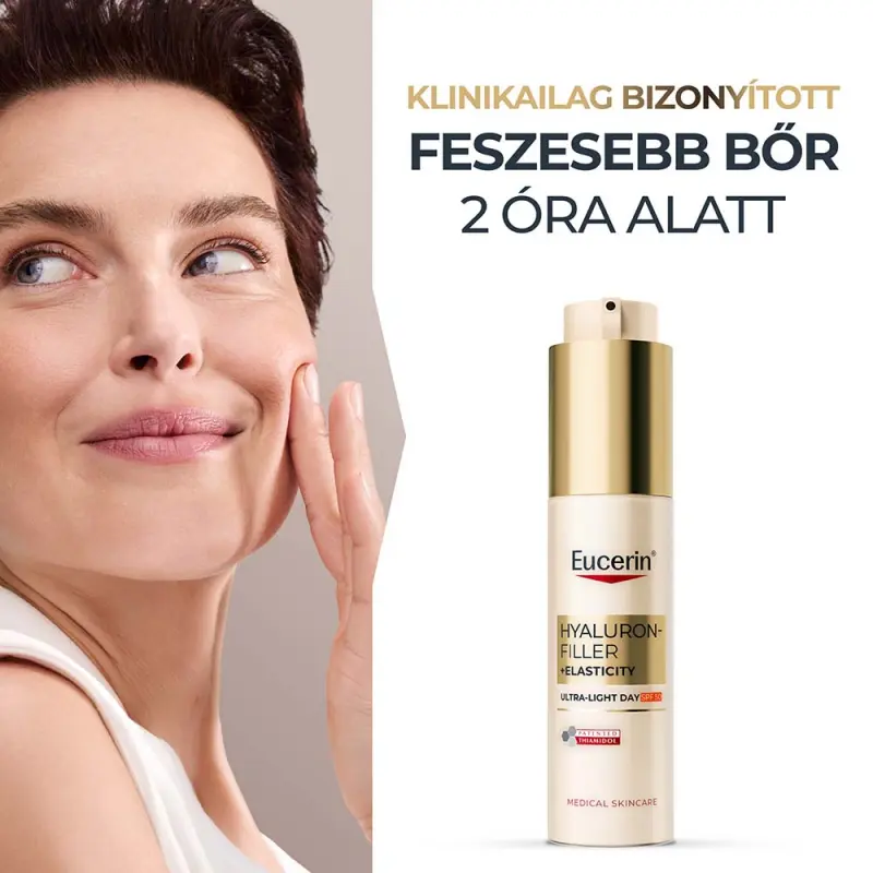 Hyaluron-Filler+Elasticity Ultrakönnyű nappali fluid SPF 50+ (50 ml)