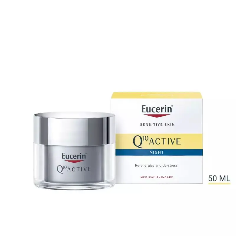 Q10 ACTIVE Ránctalanító éjszakai arckrém 50 ml