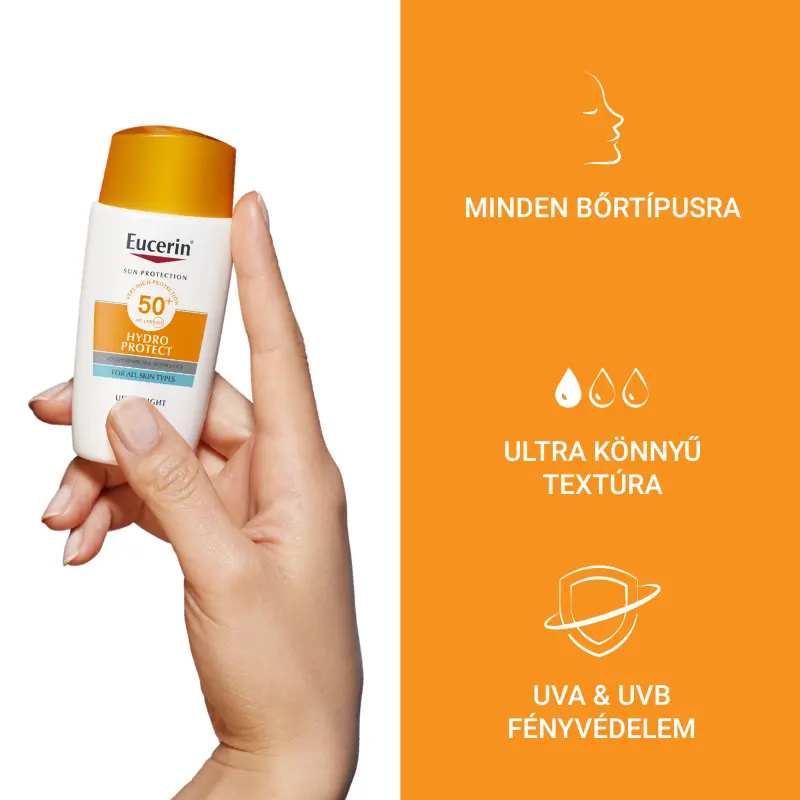 Sun Hydro-Protect ultra könnyű napozó fluid arcra SPF50+ (50 ml)
