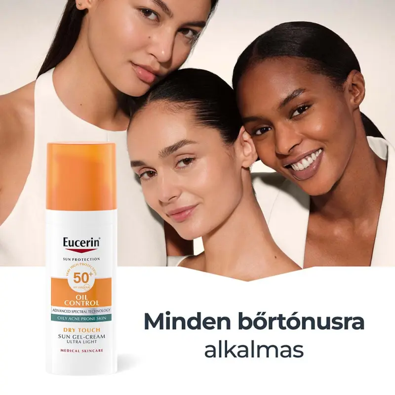 Sun Oil Control napozó gél-krém arcra SPF50+ (50 ml)