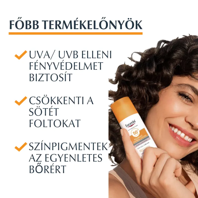 Sun Pigment Control színezett napozókrém arcra SPF50+ medium (50 ml)