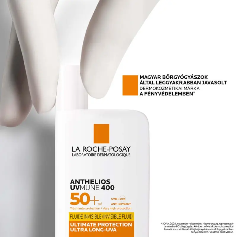 Anthelios UVMUNE 400 Napvédő Invisible fluid SPF50+ (50 ml)