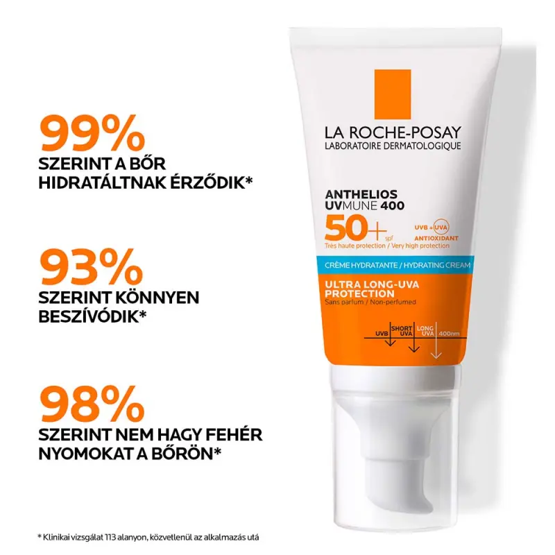 Anthelios UVMUNE 400 Napvédő krém SPF50+ (50 ml)