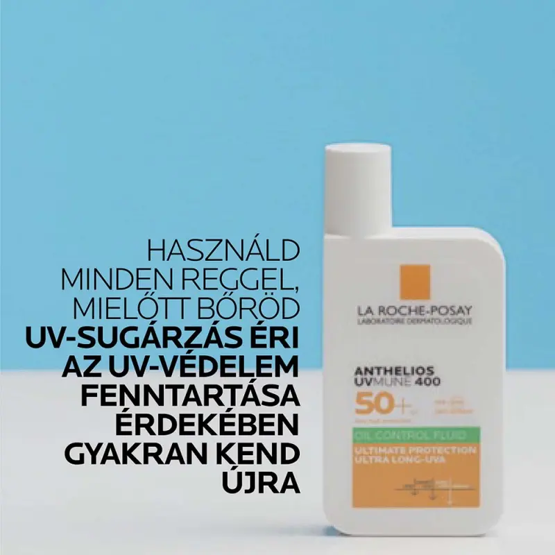 Anthelios UVMUNE 400 Oil Control napvédő fluid SPF50+ (50 ml)