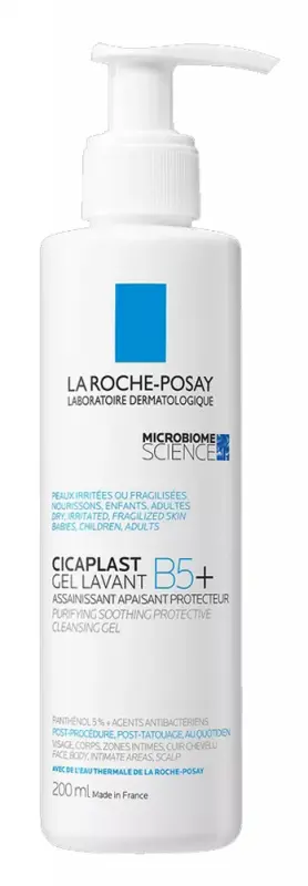Cicaplast Lavant B5 Tisztító bőrnyugtató habzó gél 200 ml