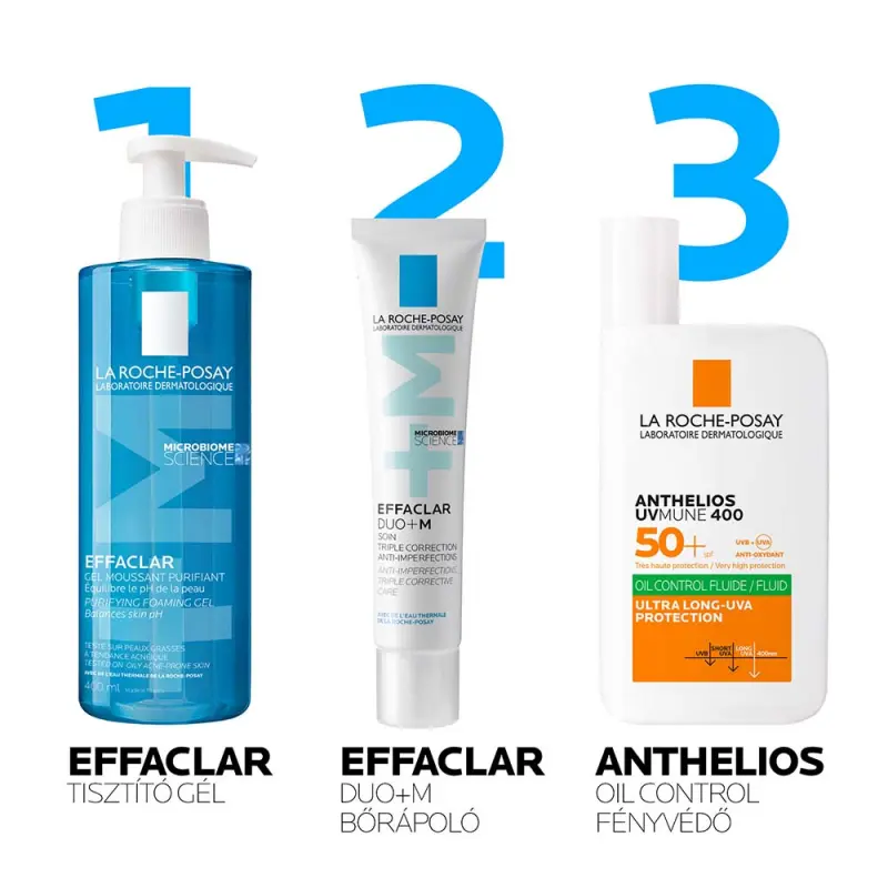 Effaclar Duo (+) M Hármas korrekciós bőrápoló bőrhibák ellen 40 ml