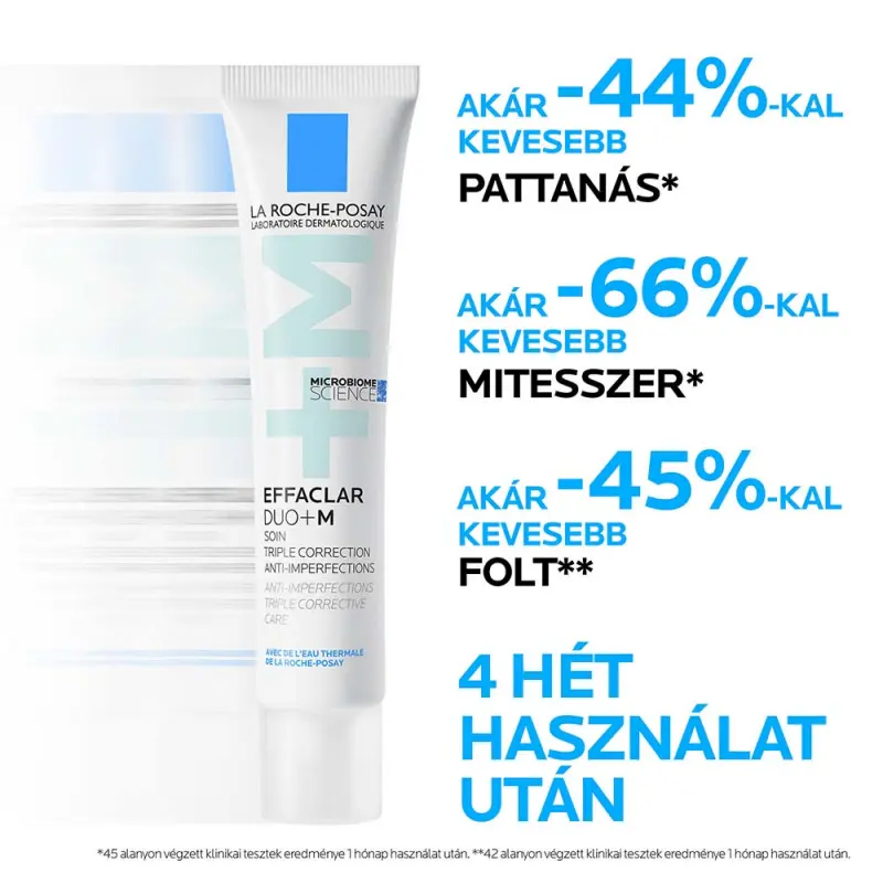 Effaclar Duo (+) M Hármas korrekciós bőrápoló bőrhibák ellen 40 ml