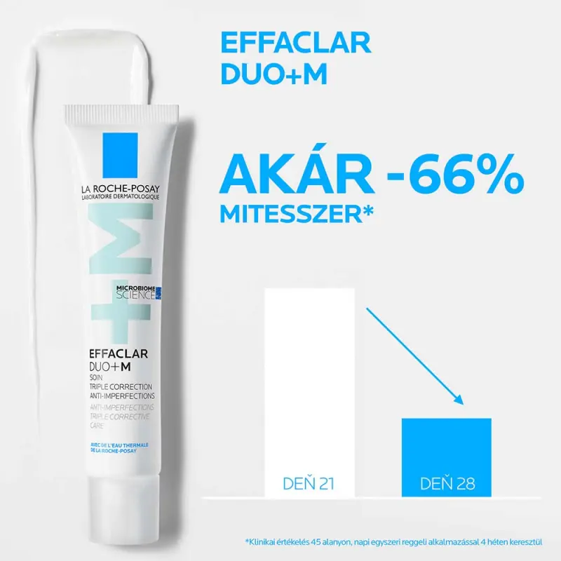 Effaclar Duo (+) M Hármas korrekciós bőrápoló bőrhibák ellen 40 ml
