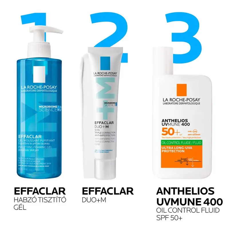 Effaclar Duo (+) M Hármas korrekciós bőrápoló bőrhibák ellen 40 ml