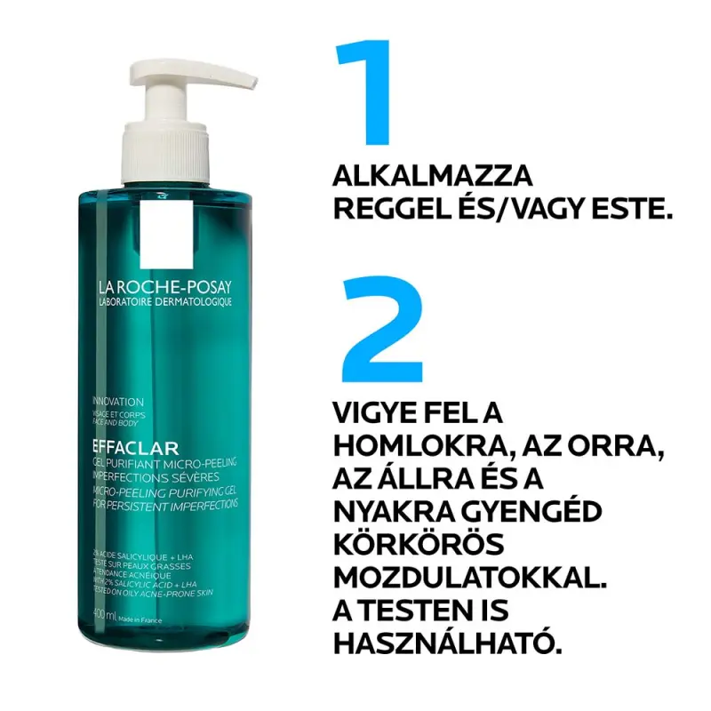 Effaclar Duo Mikro-hámlasztó tisztító gél 400 ml