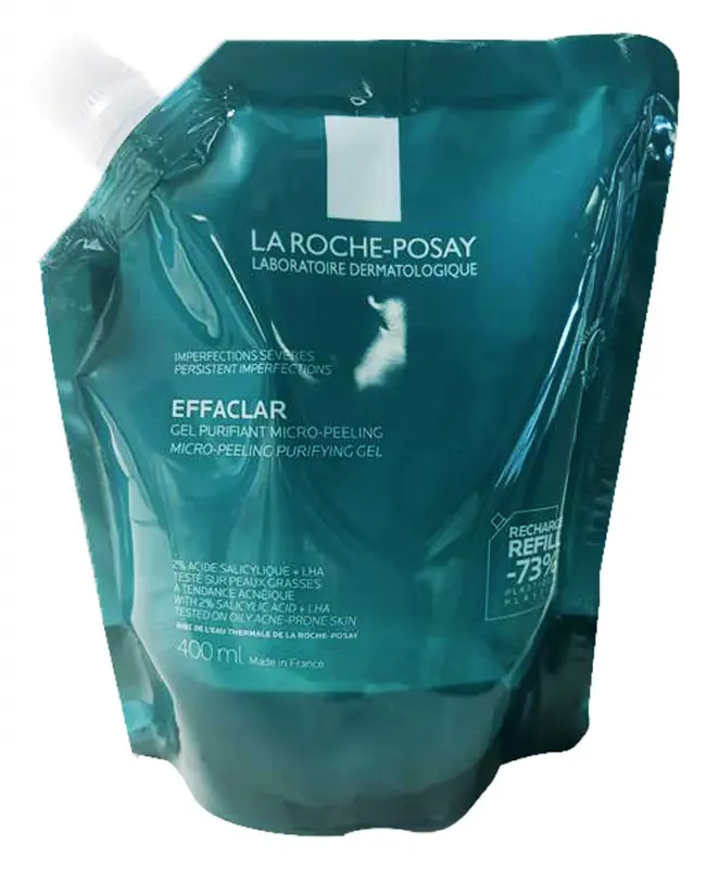 LA ROCHE-POSAY Effaclar Duo Mikro-hámlasztó tisztító gél utántöltő 400 ml LA ROCHE-POSAY Effaclar Duo Mikro-hámlasztó tisztító gél utántöltő 400 ml