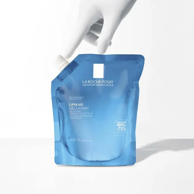 Lipikar Gel Lavant Tusfürdő gél utántöltő 400 ml