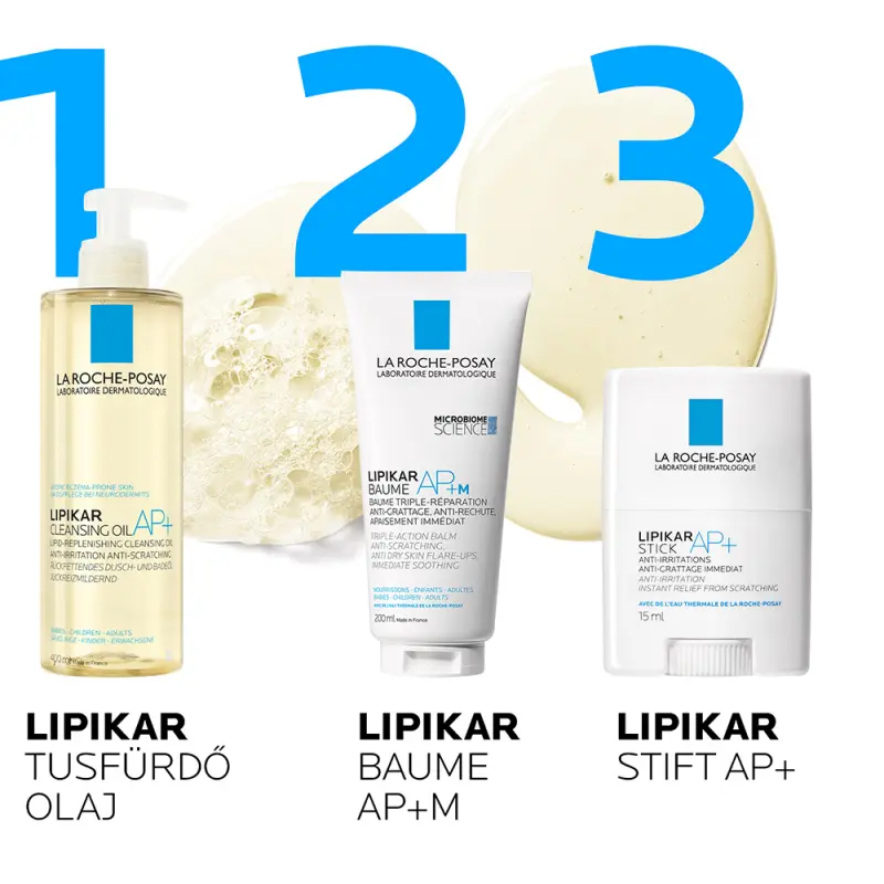 Lipikar Tusfürdő Olaj AP+ 1000 ml