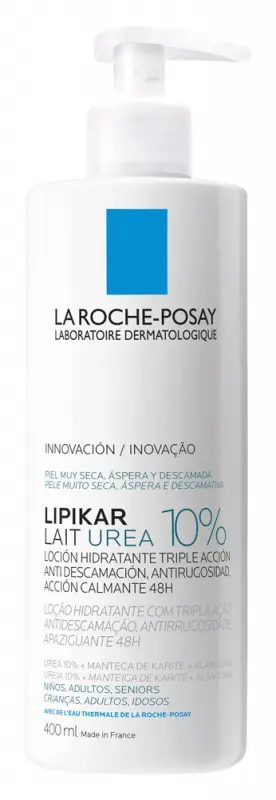 LA ROCHE-POSAY Lipikar 10% UREA testápoló tej 400 ml LA ROCHE-POSAY Lipikar 10% UREA testápoló tej 400 ml