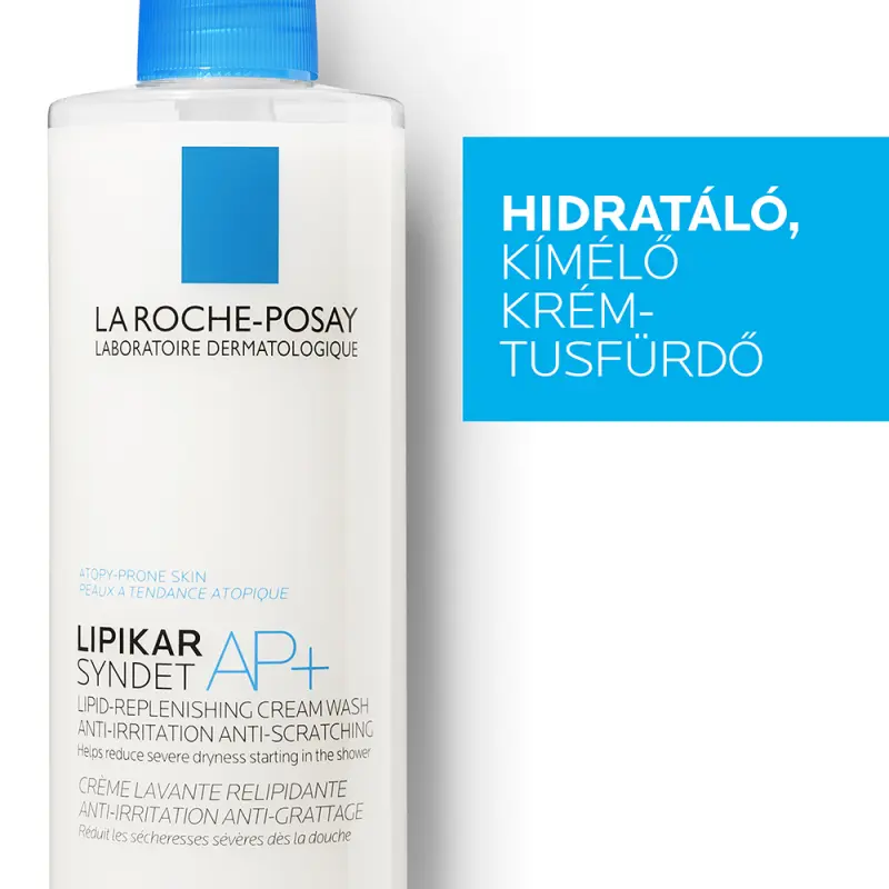 Lipikar Syndet AP+ Lipidpótló krém-tusfürdő 400 ml
