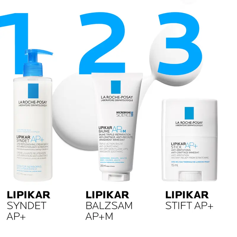 Lipikar Syndet AP+ Lipidpótló krém-tusfürdő 400 ml