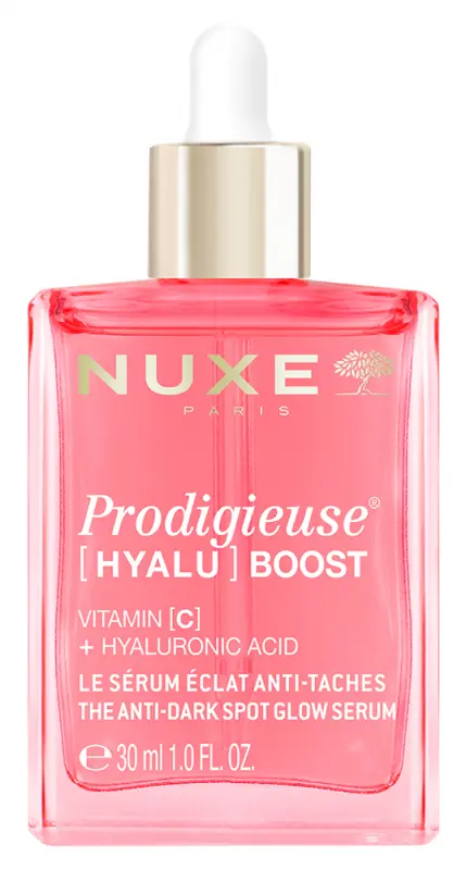 NUXE PRODIGIEUSE [HYALU] BOOST Sötét foltok elleni ragyogásfokozó szérum 30 ml