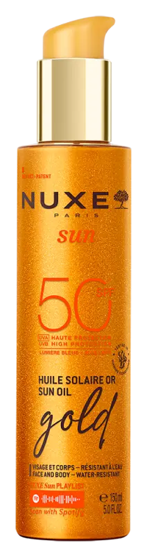 NUXE Sun Hulile Solaire Csillámló arany napolaj SPF50 (150 ml) NUXE Sun Hulile Solaire Csillámló arany napolaj SPF50 (150 ml)