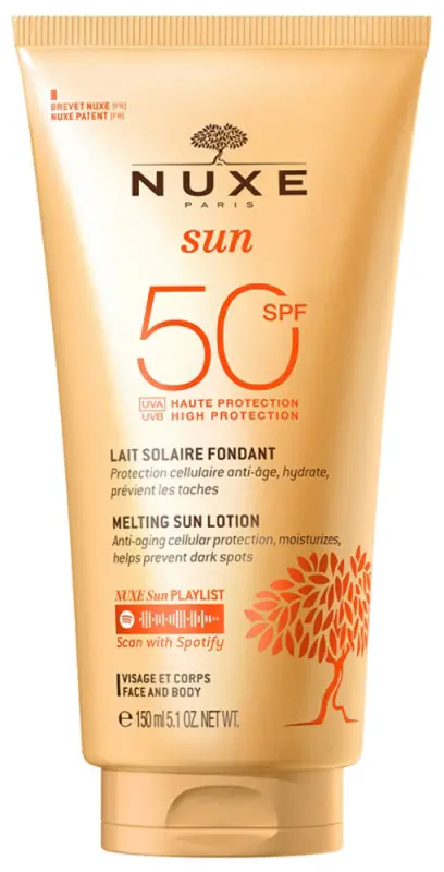 NUXE Sun napkrém arcra és testre SPF50+ (150 ml) NUXE Sun napkrém arcra és testre SPF50+ (150 ml)