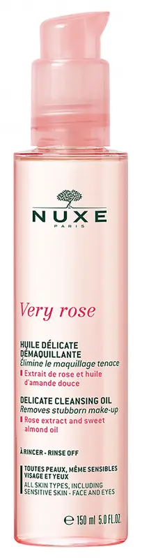NUXE Very Rose Gyengéd Arctisztító Olaj (150 ml) NUXE Very Rose Gyengéd Arctisztító Olaj (150 ml)