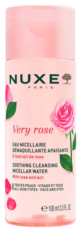 NUXE Very Rose 3 az 1-ben Nyugtató arctisztító micellás víz 100 ml NUXE Very Rose 3 az 1-ben Nyugtató arctisztító micellás víz 100 ml