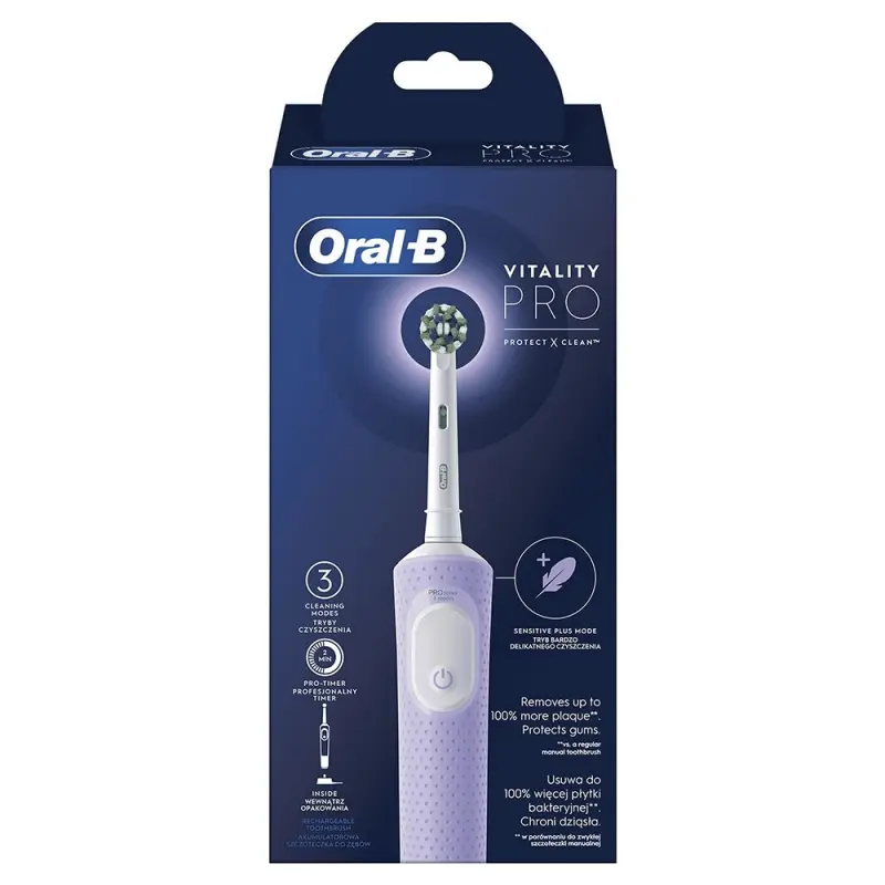 D103 Vitality PRO Elektromos Fogkefe Lilac