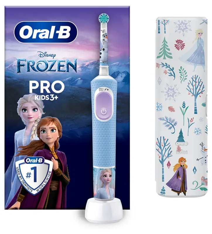 D103 Vitality PRO Elektromos Fogkefe Gyerek - Frozen II + Utazó tok