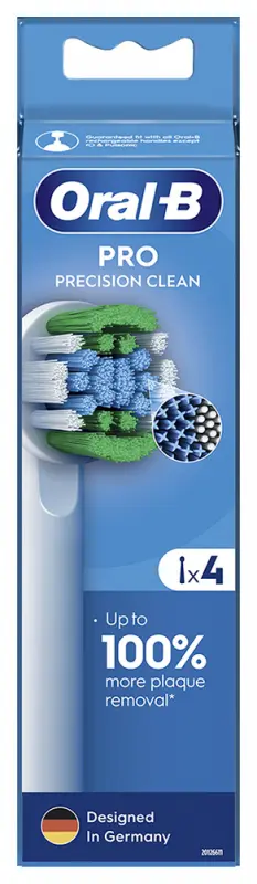 ORAL-B EB20-4 Precision Clean Pótfej 4 db - X-sörte