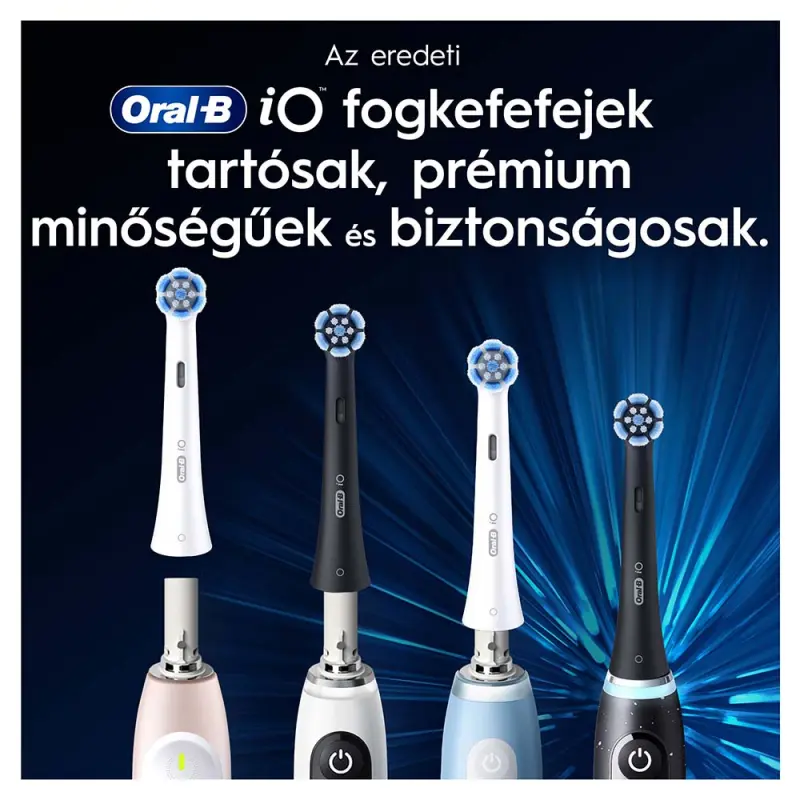iO Gentle Care Pótfej Fekete 4 db