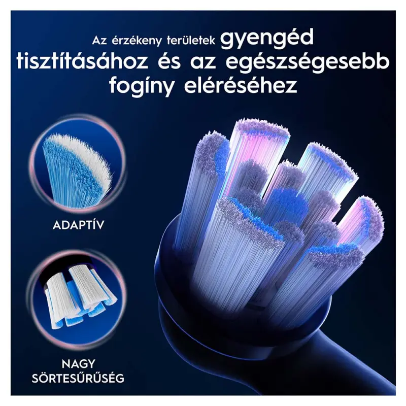 iO Gentle Care Pótfej Fekete 4 db