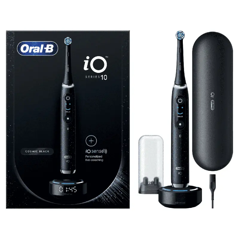 iO10 Elektromos Fogkefe Fekete