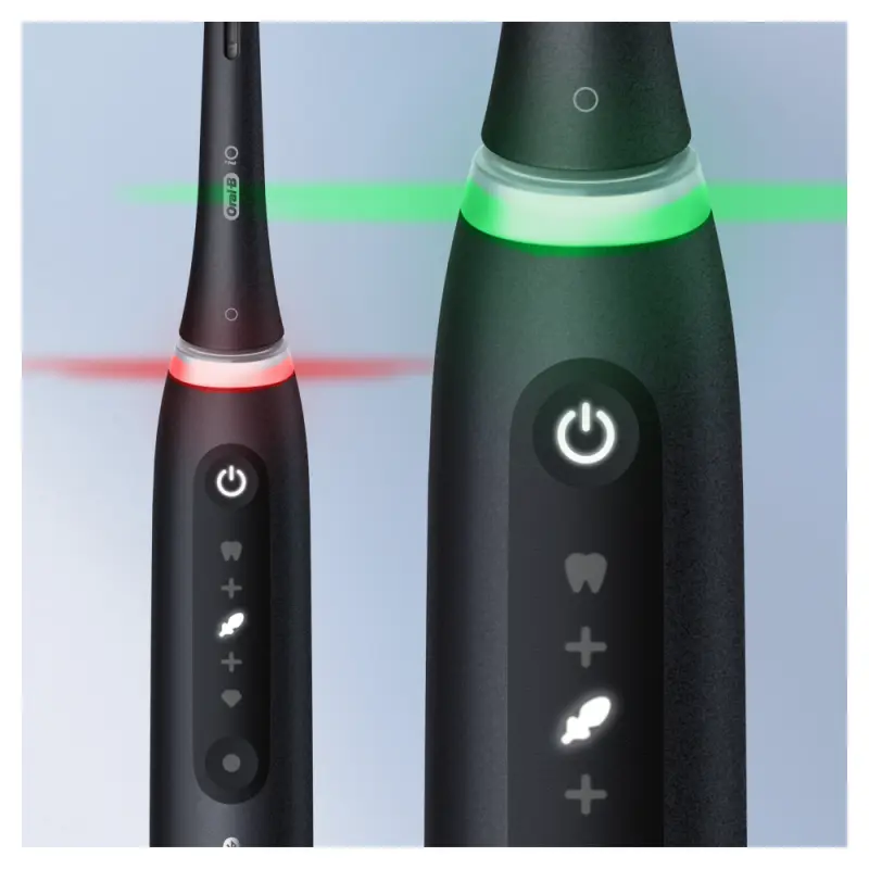 iO5 Elektromos Fogkefe DUOPACK Matte Black + Quite White