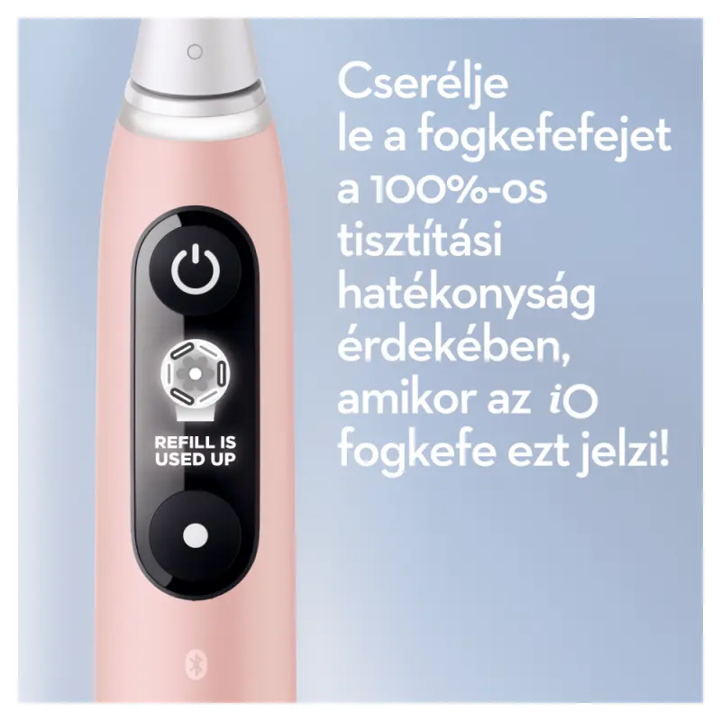 iO6 Elektromos Fogkefe DUOPACK White + Pink