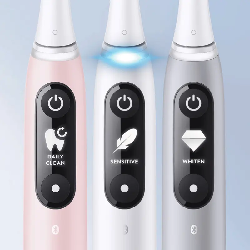 iO6 Elektromos Fogkefe White S