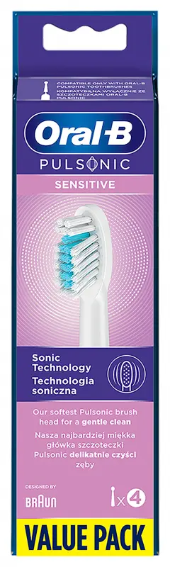 ORAL-B Pulsonic Sensitive Pótfej 4 db ORAL-B Pulsonic Sensitive Pótfej 4 db