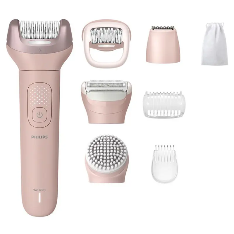 PHILIPS 9000 Epilátor BRE719/00 rózsaszín 8 tartozékkal PHILIPS 9000 Epilátor BRE719/00 rózsaszín 8 tartozékkal