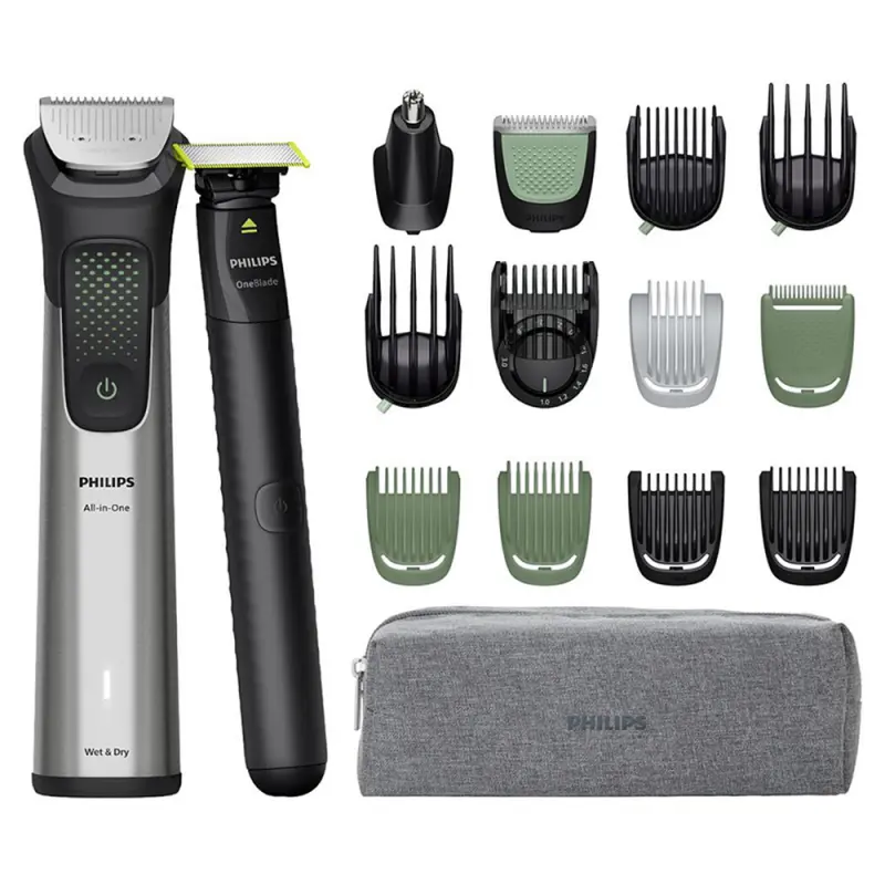 PHILIPS All-in-One Series 9000 MG9535/15 Multigroom Trimmer 17 az 1-ben vágókészülék PHILIPS All-in-One Series 9000 MG9535/15 Multigroom Trimmer 17 az 1-ben vágókészülék