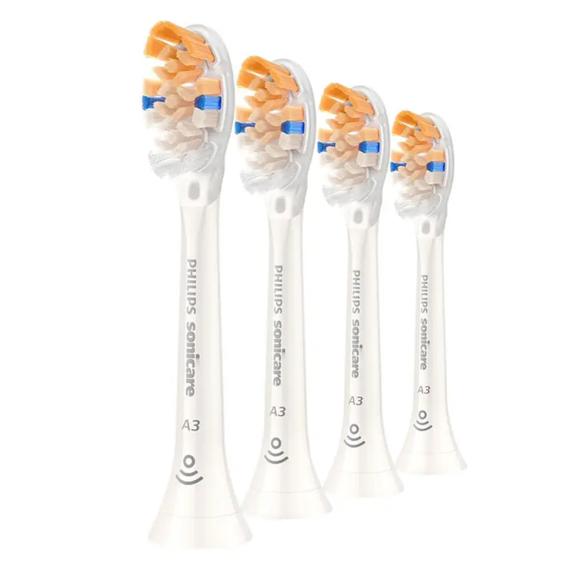 PHILIPS Sonicare A3 Premium All-in-One HX9094/87 fogkefefej fehér 4 db PHILIPS Sonicare A3 Premium All-in-One HX9094/87 fogkefefej fehér 4 db