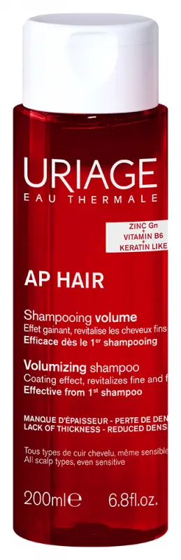 Uriage AP HAIR Volumennövelő sampon 200 ml Uriage AP HAIR Volumennövelő sampon 200 ml