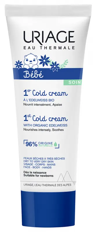 Uriage BABA Cold Cream tápláló védőkrém 75 ml Uriage BABA Cold Cream tápláló védőkrém 75 ml