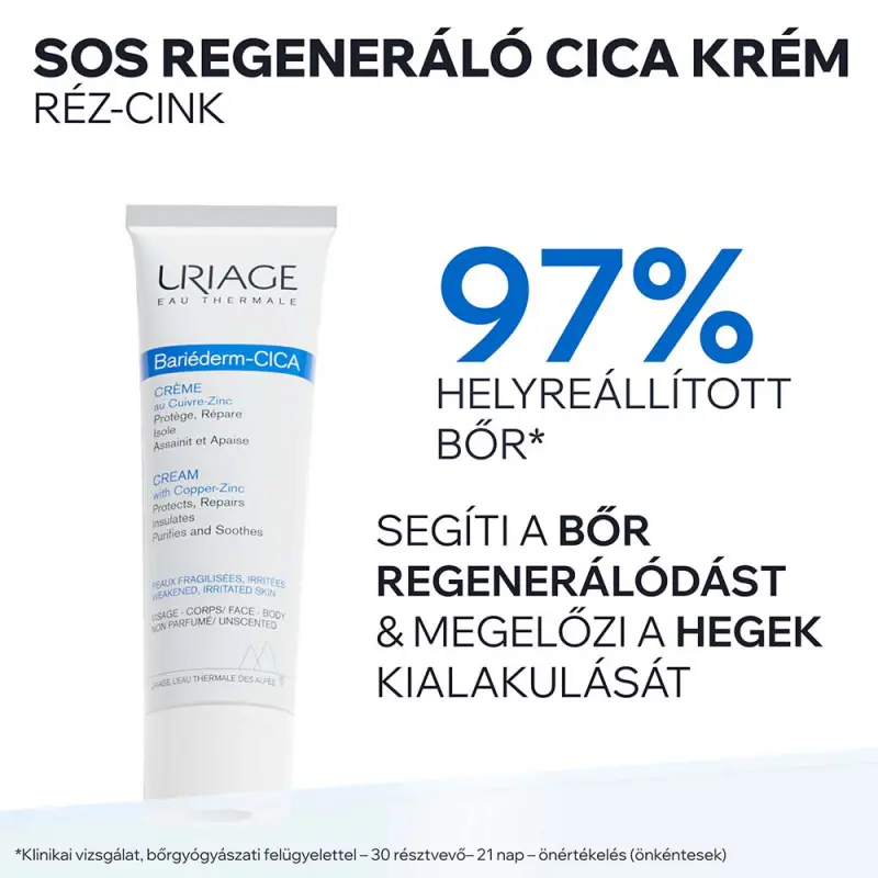 BARIÉDERM CICA CU-ZN+ Sebkezelő és gyulladáscsökkentő krém 15 ml