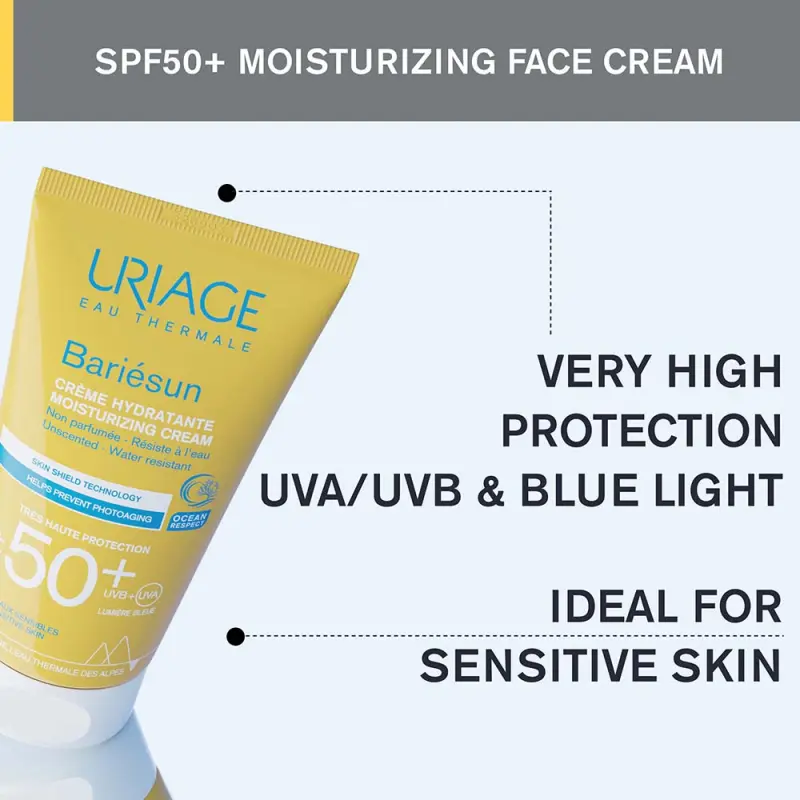 BARIÉSUN Illatmentes arckrém SPF 50+ (50 ml)